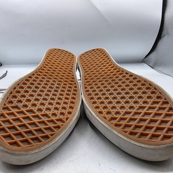 Vans Old Skool Mens Size 10 Gray White Sneaker Shoes Skate Casual Walking Outdoo - Picture 11 of 13